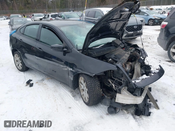 2013 Dodge Dart SXT with VIN 1C3CDFBA4DD301609, listed as a IAAI auction lot 41314447 with 127,725 mi miles and . Bid and sale history available at carsss.com. Image 1.