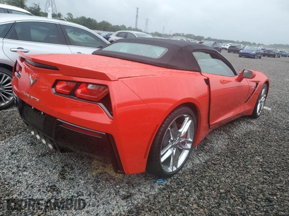 2016 Chevrolet Corvette 2LT with VIN 1G1YD3D72G5102468, listed as a Copart auction lot 74016444 with 0 mi miles and Salvage Title. Bid and sale history available at carsss.com. Image 3.