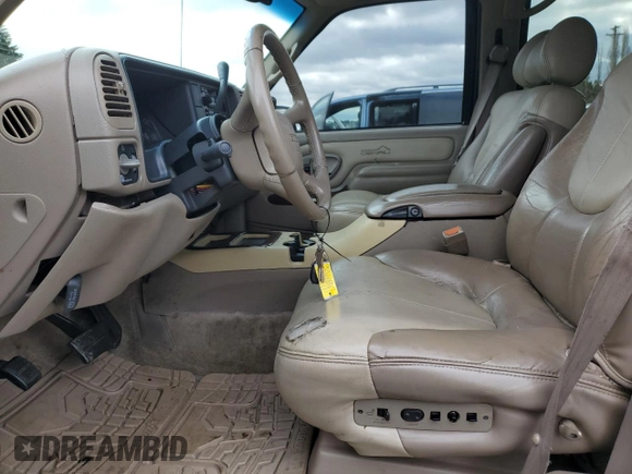 1999 GMC Denali z VIN 1GKEK13R6XR918944, wystawiony jako Copart lot #46049675 z przebiegiem 140 826 mil mil oraz Tytuł czysty. Historia ofert i sprzedaży dostępna na DreamBid. Obrazek 7.