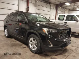 2018 GMC Terrain SLE with VIN 3GKALTEV1JL379066, listed as a IAAI auction lot 41647018 with 145,763 mi miles. Bid and sale history available at carsss.com. Image 1.