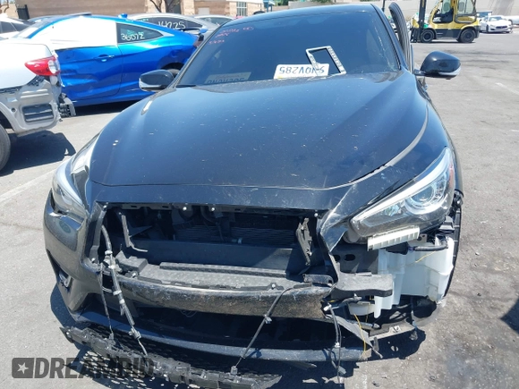2021 Infiniti Q50 Luxe with VIN JN1EV7BP2MM707502, listed as a IAAI auction lot 42315854 with Not provided miles and . Bid and sale history available at DreamBid. Image 6.