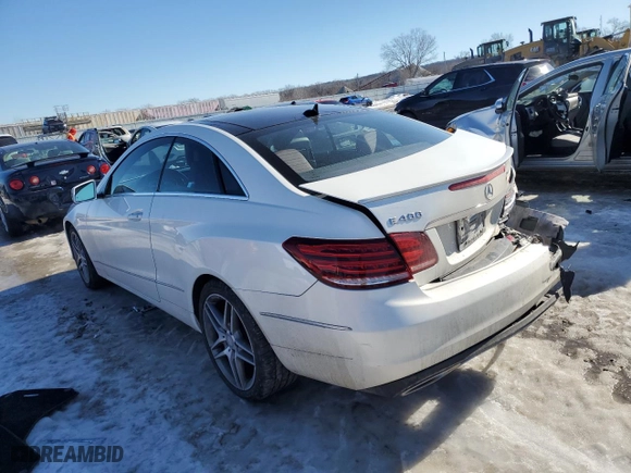 2015 Mercedes-Benz E-Class E 400 with VIN WDDKJ6HBXFF296557, listed as a Copart auction lot 88671295 with 96,275 mi miles and Salvage Title. Bid and sale history available at carsss.com. Image 2.