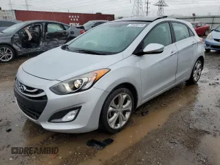 2013 Hyundai Elantra GT with VIN KMHD35LE4DU054151, listed as a Copart auction lot 72439174 with 52,975 mi miles and Salvage Title. Bid and sale history available at carsss.com. Image 1.