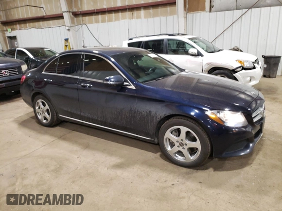 2018 Mercedes-Benz C 300 with VIN 55SWF4KB9JU259232, listed as a Copart auction lot 61559355 with 82,482 mi miles and Salvage title. Bid and sale history available at DreamBid. Image 4.