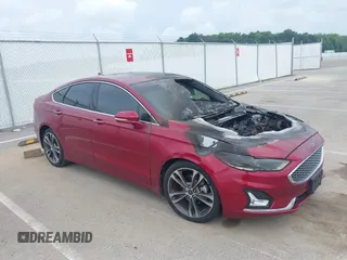2019 Ford Fusion Titanium with VIN 3FA6P0D96KR152789, listed as a IAAI auction lot 42523192 with Not provided miles and . Bid and sale history available at DreamBid. Image 1.