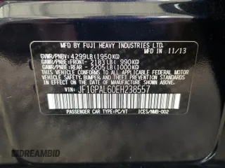 2014 Subaru Impreza Special Sports Premium с VIN JF1GPAL60EH238557, выставлен на аукционе Copart как лот 60117845 с пробегом 129 525 миль миль и Чистый • Clean title. История ставок и продаж доступна на DreamBid. Изображение 13.