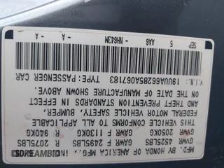 2005 Acura TL with VIN 19UUA66285A067183, listed as a IAAI auction lot 41937183 with 235,299 mi miles. Bid and sale history available at carsss.com. Image 9.