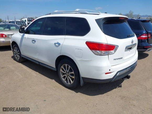 2013 Nissan Pathfinder SL with VIN 5N1AR2MN1DC674346, listed as a IAAI auction lot 41906778 with 203,306 mi miles. Bid and sale history available at carsss.com. Image 3.
