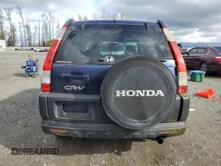 2005 Honda CR-V EX with VIN JHLRD78805C033992, listed as a Copart auction lot 52541845 with 223,175 mi miles and Salvage Title. Bid and sale history available at carsss.com. Image 6.