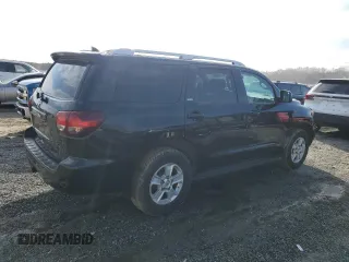 2018 Toyota Sequoia SR5 with VIN 5TDBY5G19JS163466, listed as a Copart auction lot 82850304 with 165,339 mi miles and Non Repairable. Bid and sale history available at carsss.com. Image 3.