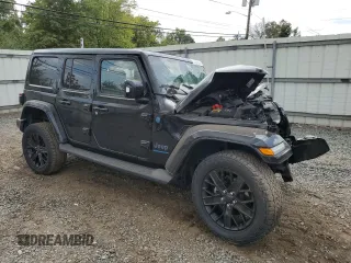 2024 Jeep Wrangler High Altitude z VIN 1C4RJXU62RW115897, wystawiony jako Copart lot #71614154 z przebiegiem 18 054 mil mil oraz Szkoda całkowita • Salvage title. Historia ofert i sprzedaży dostępna na DreamBid. Obrazek 4.