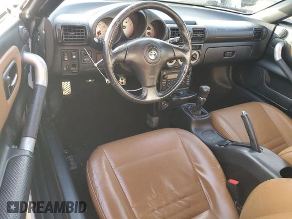 2002 Toyota MR2 z VIN JTDFR320720050590, wystawiony jako Copart lot #46651395 z przebiegiem 155 998 mil mil oraz Szkoda całkowita • Salvage title. Historia ofert i sprzedaży dostępna na DreamBid. Obrazek 8.