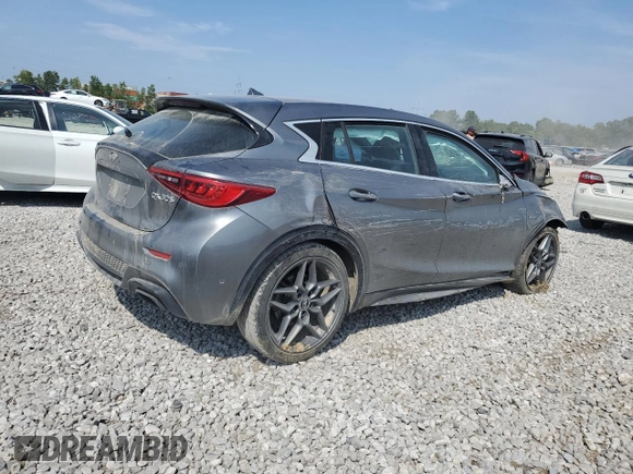 2017 Infiniti QX30 Sport with VIN SJKCH5CP8HA032077, listed as a Copart auction lot 68787934 with 39,072 mi miles and Salvage title. Bid and sale history available at DreamBid. Image 3.