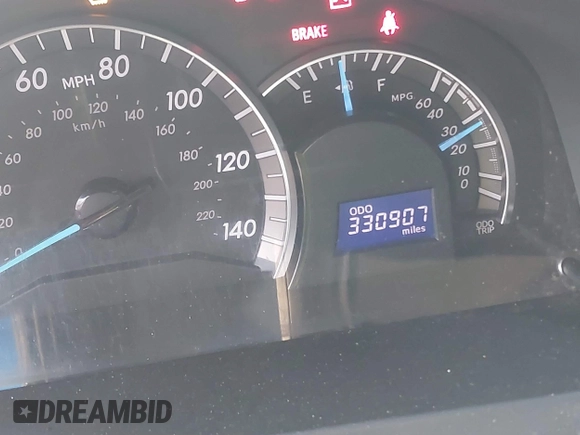 2012 Toyota Camry L with VIN 4T1BF1FK8CU075740, listed as a IAAI auction lot 41412392 with 330,907 mi miles. Bid and sale history available at carsss.com. Image 15.