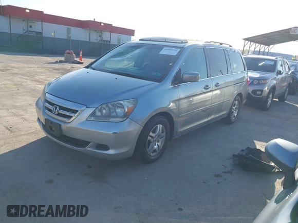 2007 Honda Odyssey EX-L with VIN 5FNRL387X7B140294, listed as a IAAI auction lot 41995795 with 202,934 mi miles. Bid and sale history available at carsss.com. Image 19.