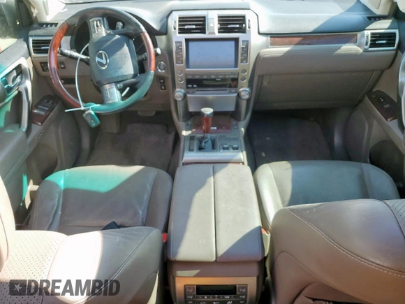 2010 Lexus GX 460 with VIN JTJBM7FX1A5004747, listed as a Copart auction lot 53311715 with Not Provided miles and Salvage Title. Bid and sale history available at DreamBid. Image 8.