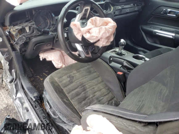 2015 Ford Mustang EcoBoost with VIN 1FA6P8TH8F5395181, listed as a Copart auction lot 48570474 with Not provided miles and Salvage title. Bid and sale history available at DreamBid. Image 8.