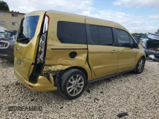 2015 Ford Transit Connect Wagon Titanium with VIN NM0GE9G73F1195437, listed as a Copart auction lot 53275754 with 62,196 mi miles and Salvage Title. Bid and sale history available at carsss.com. Image 3.