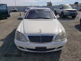 2005 Mercedes-Benz S-Class 5.0L with VIN WDBNG75J95A445994, listed as a Copart auction lot 46492434 with 0 mi miles and Clean Title. Bid and sale history available at carsss.com. Image 5.