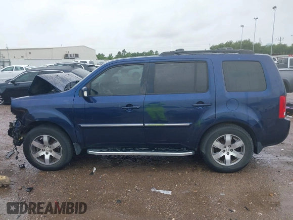 2013 Honda Pilot Touring with VIN 5FNYF4H95DB007125, listed as a IAAI auction lot 42493693 with Not provided miles and . Bid and sale history available at DreamBid. Image 14.