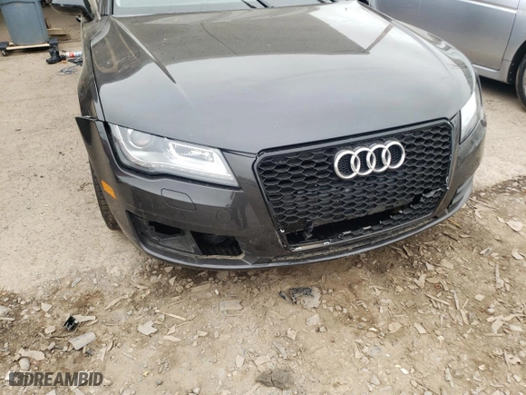2013 Audi A7 3.0 Premium Plus with VIN WAUYGAFC6DN048601, listed as a Copart auction lot 40745452 with 0 mi miles and Salvage Title. Bid and sale history available at carsss.com. Image 9.