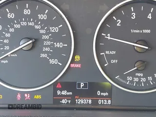2015 BMW 3 Series 328i with VIN WBA3A5C57FF609054, listed as a IAAI auction lot 41330498 with 129,378 mi miles. Bid and sale history available at carsss.com. Image 15.