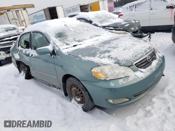 2005 Toyota Corolla CE with VIN 2T1BR32E25C847902, listed as a Copart auction lot 86173244 with 153,723 mi miles and Salvage title. Bid and sale history available at DreamBid. Image 4.
