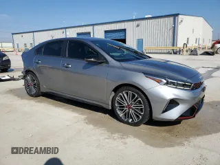 2022 Kia Forte GT with VIN 3KPF44AC1NE477341, listed as a Copart auction lot 45699225 with 77,120 mi miles and Clean Title. Bid and sale history available at carsss.com. Image 4.