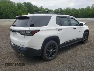 2020 Chevrolet Traverse Premier z VIN 1GNERKKW6LJ273202, wystawiony jako Copart lot #57280525 z przebiegiem 89 370 mil mil oraz Szkoda całkowita • Salvage title. Historia ofert i sprzedaży dostępna na DreamBid. Obrazek 3.