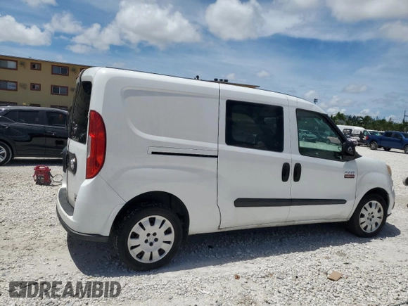 2016 Ram ProMaster City Cargo Tradesman SLT with VIN ZFBERFBT3G6B95966, listed as a Copart auction lot 60755725 with Not provided miles and Salvage title. Bid and sale history available at DreamBid. Image 3.
