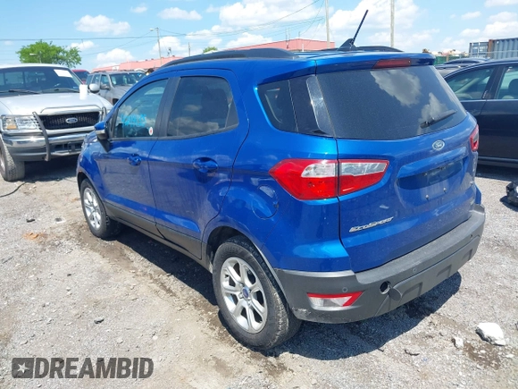 2018 Ford EcoSport SE with VIN MAJ3P1TE7JC159075, listed as a IAAI auction lot 42114135 with 73,154 mi miles and . Bid and sale history available at DreamBid. Image 3.