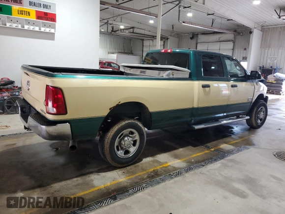 2011 Ram 2500 Laramie Longhorn with VIN 3D7UT2CL8BG504097, listed as a Copart auction lot 57214505 with 288,752 mi miles and Salvage title. Bid and sale history available at DreamBid. Image 3.
