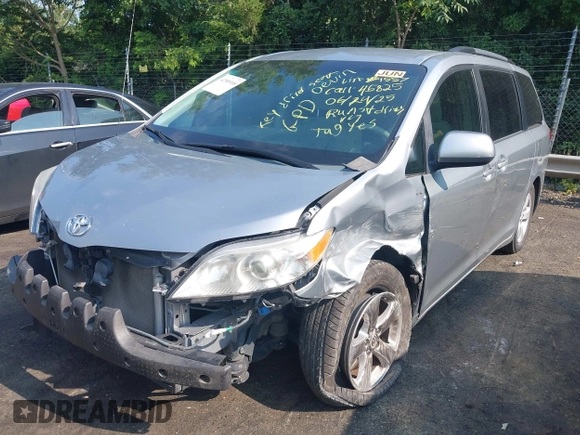 2013 Toyota Sienna LE AAS with VIN 5TDKK3DC2DS389557, listed as a IAAI auction lot 42589108 with 205,115 mi miles and . Bid and sale history available at DreamBid. Image 17.