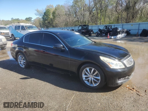 2007 Infiniti G35 Sedan Journey with VIN JNKBV61E27M705925, listed as a Copart auction lot 49830855 with Not Provided miles and Non Repairable. Bid and sale history available at carsss.com. Image 4.