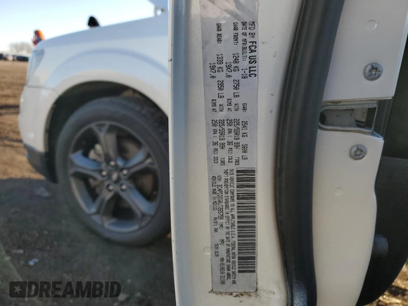2018 Dodge Journey Crossroad with VIN 3C4PDDGG0JT265759, listed as a Copart auction lot 46320145 with 106,456 mi miles and Salvage Title. Bid and sale history available at carsss.com. Image 13.