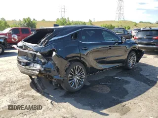 2023 Lexus RX with VIN 2T2BAMCA0PC019032, listed as a Copart auction lot 60090154 with 20,225 mi miles and Salvage Title. Bid and sale history available at carsss.com. Image 3.