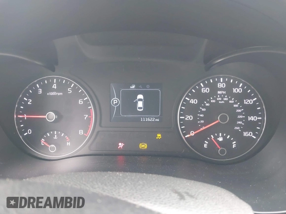 2017 Kia Optima LX z VIN KNAGT4L33H5156094, wystawiony jako IAAI lot #42405505 z przebiegiem 111 622 mil mil oraz . Historia ofert i sprzedaży dostępna na DreamBid. Obrazek 7.
