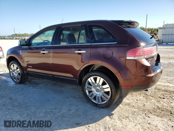 2009 Lincoln MKX with VIN 2LMDU68C09BJ01624, listed as a Copart auction lot 81172834 with Not Provided miles and Salvage Title. Bid and sale history available at carsss.com. Image 2.