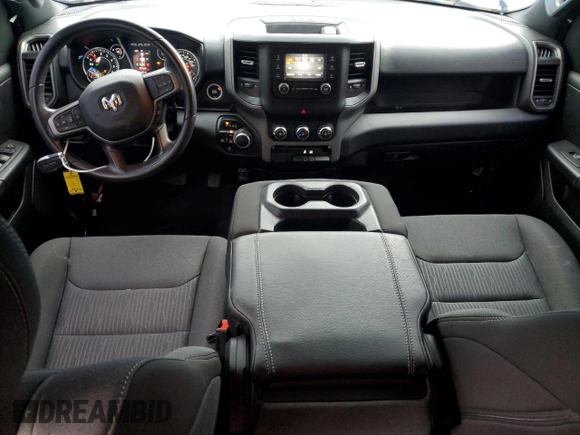 2023 Ram 1500 Tradesman with VIN 1C6SRFGT1PN666130, listed as a Copart auction lot 69990804 with 2,229 mi miles and Salvage title. Bid and sale history available at DreamBid. Image 8.