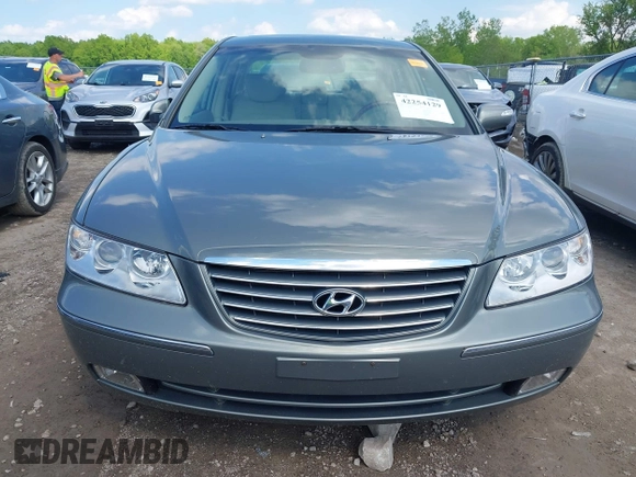 2008 Hyundai Azera Limited with VIN KMHFC46FX8A263425, listed as a IAAI auction lot 42254129 with 58,480 mi miles and . Bid and sale history available at DreamBid. Image 12.