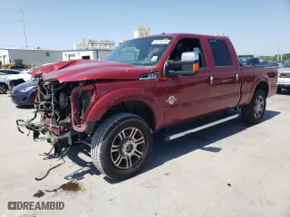 2015 Ford Super Duty F-250 SRW Lariat with VIN 1FT7W2BT0FEC44601, listed as a Copart auction lot 52316155 with 189,026 mi miles and Salvage Title. Bid and sale history available at carsss.com. Image 1.