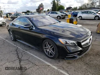 2018 Mercedes-Benz S-Class S 560 with VIN WDDXJ8GB2JA033617, listed as a Copart auction lot 37422483 with 47,844 mi miles. Bid and sale history available at carsss.com. Image 4.