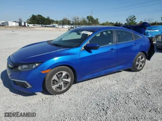 2019 Honda Civic Sedan LX with VIN 2HGFC2F67KH547792, listed as a Copart auction lot 50695315 with 57,672 mi miles and Salvage Title. Bid and sale history available at carsss.com. Image 1.