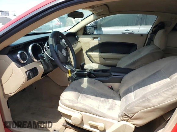 2008 Ford Mustang Deluxe with VIN 1ZVHT80N485138561, listed as a Copart auction lot 58094495 with 181,443 mi miles and Clean title. Bid and sale history available at DreamBid. Image 7.