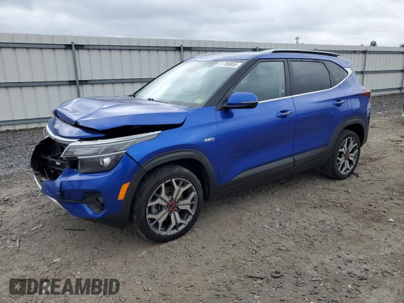 2021 Kia Seltos S z VIN KNDEUCA29M7039114, wystawiony jako Copart lot #51789855 z przebiegiem 65 677 mil mil oraz Szkoda całkowita • Salvage title. Historia ofert i sprzedaży dostępna na DreamBid. Obrazek 1.