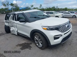 2021 Ford Explorer Platinum with VIN 1FM5K8HC1MGA78194, listed as a IAAI auction lot 42010027 with 1 mi miles. Bid and sale history available at carsss.com. Image 1.