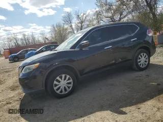 2014 Nissan Rogue SV with VIN 5N1AT2MV1EC827052, listed as a Copart auction lot 50398795 with 119,514 mi miles and Salvage Title. Bid and sale history available at DreamBid. Image 1.