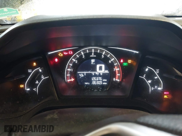 2016 Honda Civic Sedan LX with VIN 19XFC2F59GE017820, listed as a IAAI auction lot 41406871 with 126,376 mi miles. Bid and sale history available at carsss.com. Image 7.