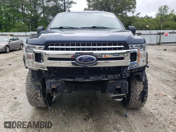 2020 Ford F-150 XL with VIN 1FTEW1E57LFA26918, listed as a Copart auction lot 57839875 with 91,703 mi miles and Salvage title. Bid and sale history available at DreamBid. Image 5.