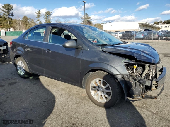 2017 Chevrolet Sonic LT with VIN 1G1JD5SG5H4178046, listed as a Copart auction lot 47219445 with 129,648 mi miles and Salvage Title. Bid and sale history available at carsss.com. Image 4.